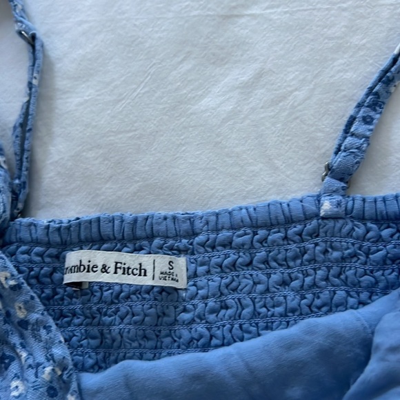 Abercrombie & Fitch Blue floral Mini Skirt & Crop Set - Picture 4 of 5